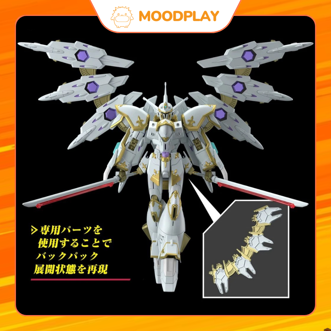 2 Mô Hình Lắp Ráp HG 1/144 BLACK KNIGHT SQUAD Cal re A Bandai