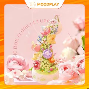Hộp nhạc đồ chơi SLUBAN 575 bông hoa bất tử
