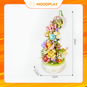 Hộp nhạc đồ chơi SLUBAN 575 bông hoa bất tử