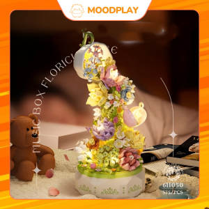 Hộp nhạc đồ chơi SLUBAN 575 bông hoa bất tử