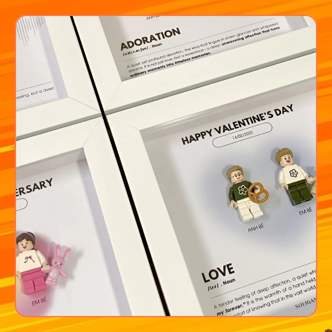 Khung Tranh Lego Cặp Đôi (làm theo yêu cầu) (3)