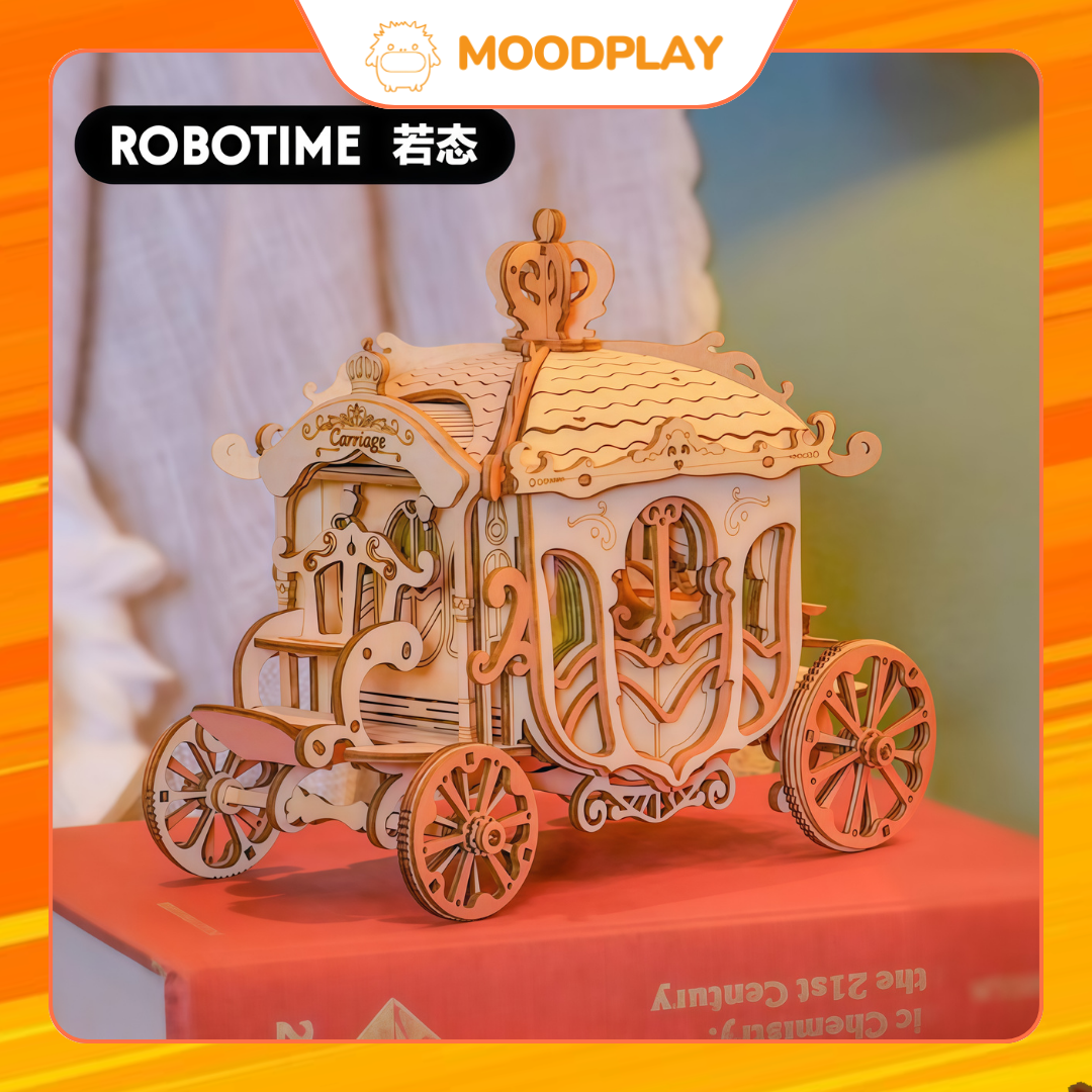 Mô Hình Gỗ 3D Lắp Ráp ROBOTIME Xe Ngựa Cổ Điển mo hinh xe