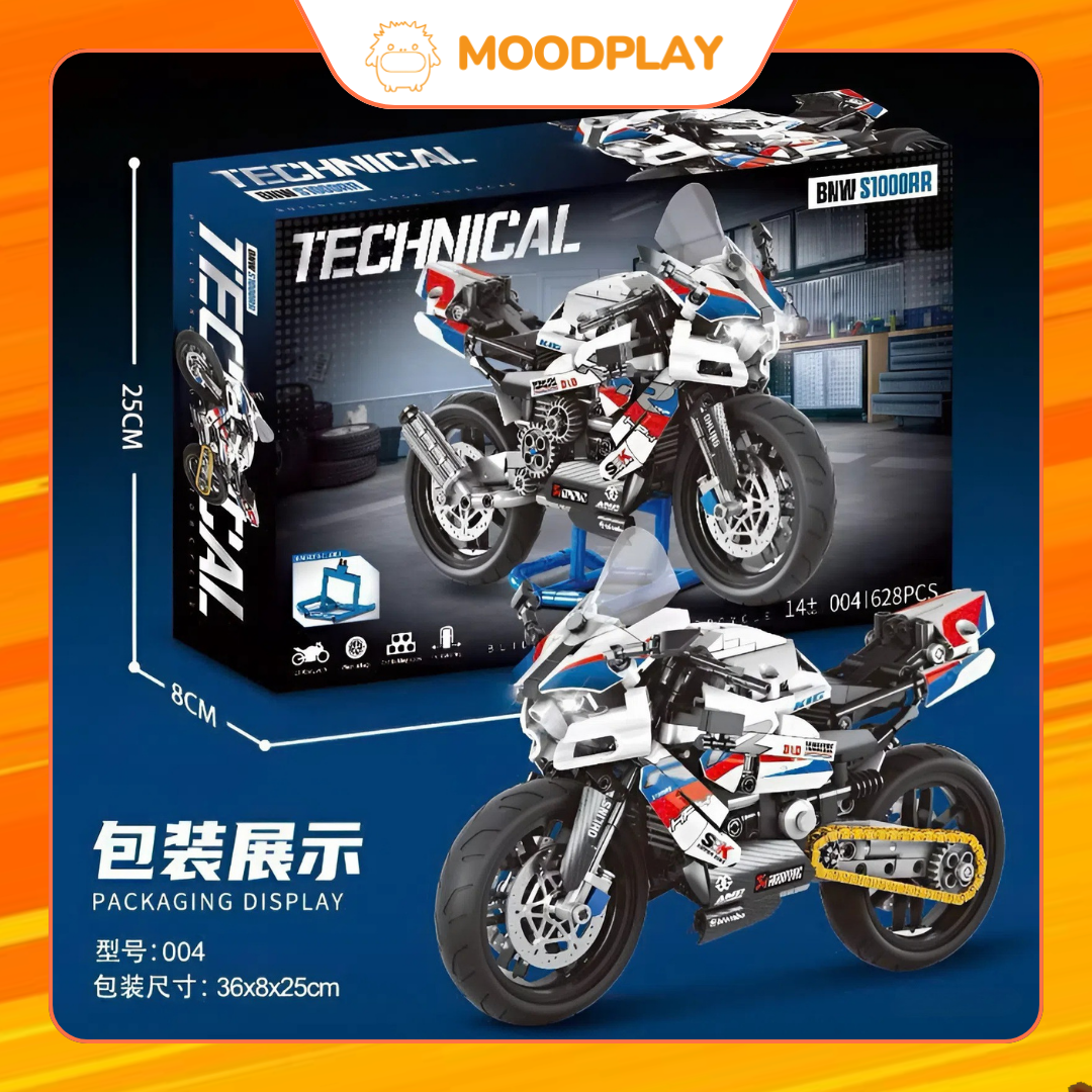 Mô Hình Lắp Ráp Siêu Xe MOTOR BMV S1000rr Mô hình lắp ráp siêu xe MOTOR BMV S1000rr