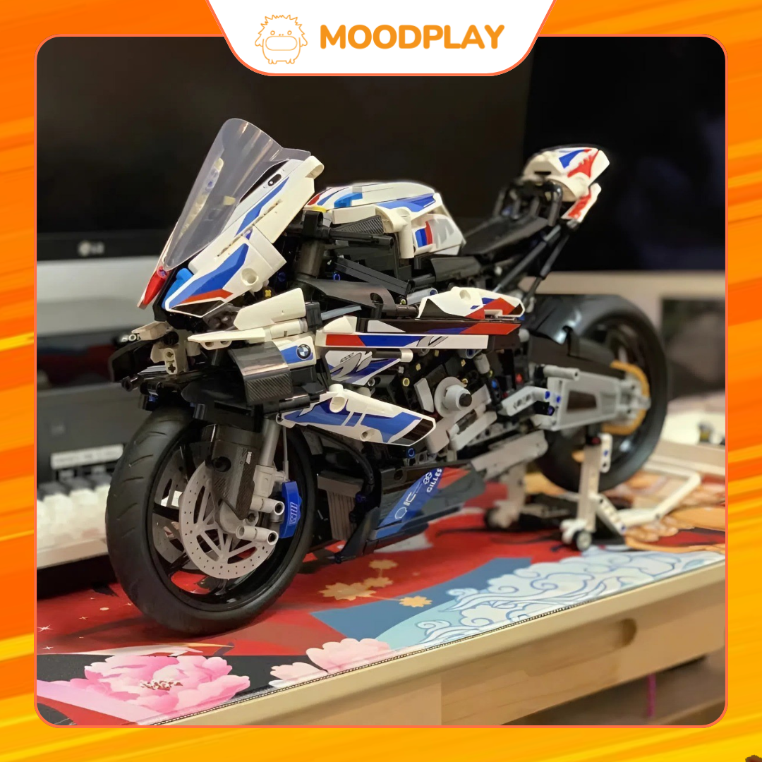 Mô Hình Lắp Ráp Siêu Xe MOTOR BMV S1000rr(3) Mô hình lắp ráp siêu xe MOTOR BMV S1000rr